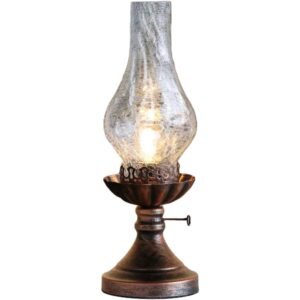 Lampe à Pétrole Vintage Industriel