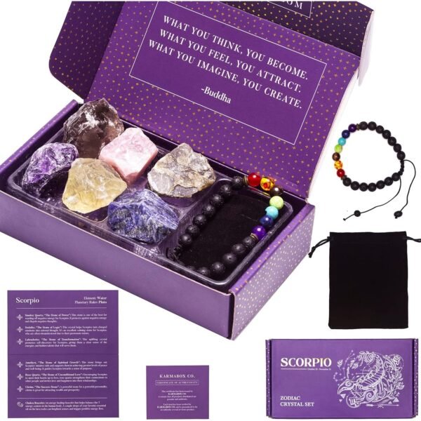 Coffret cadeau avec pierre