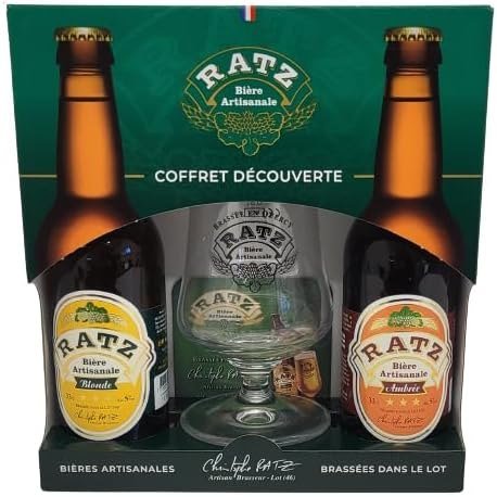 Coffret bières artisanales et son verre