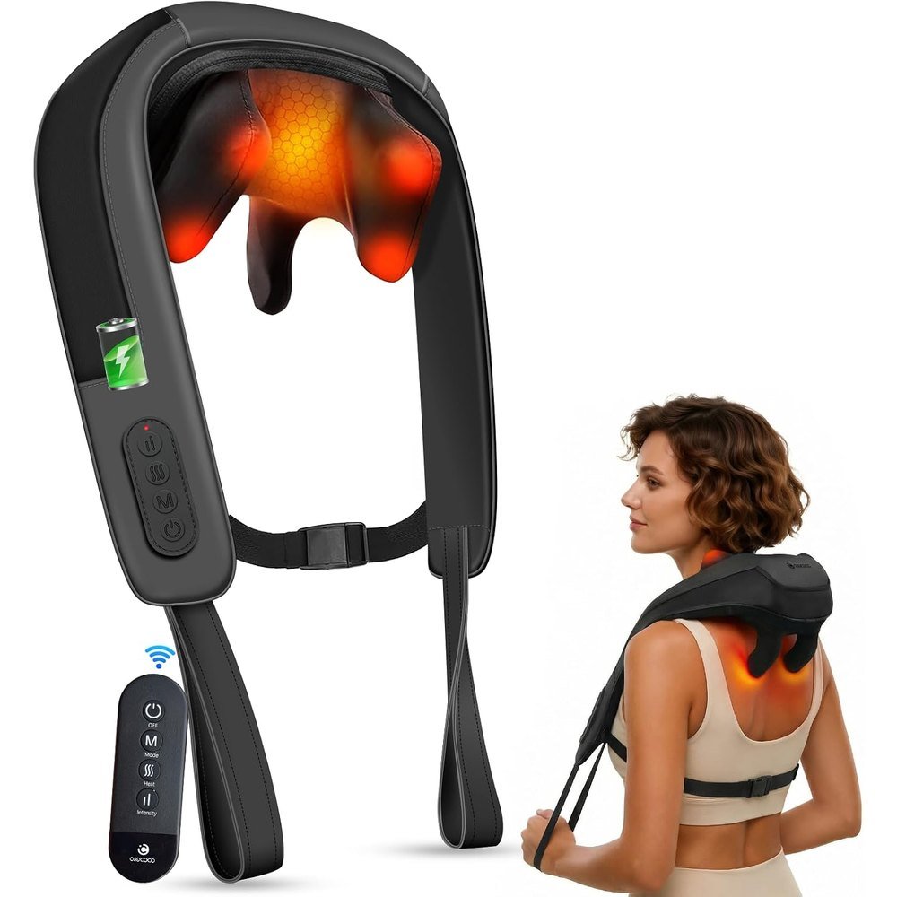 CooCoCo, masseur cervical chauffant sans fil
