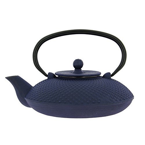 Novastyl Fuji, théière en fonte bleue 0,8 L