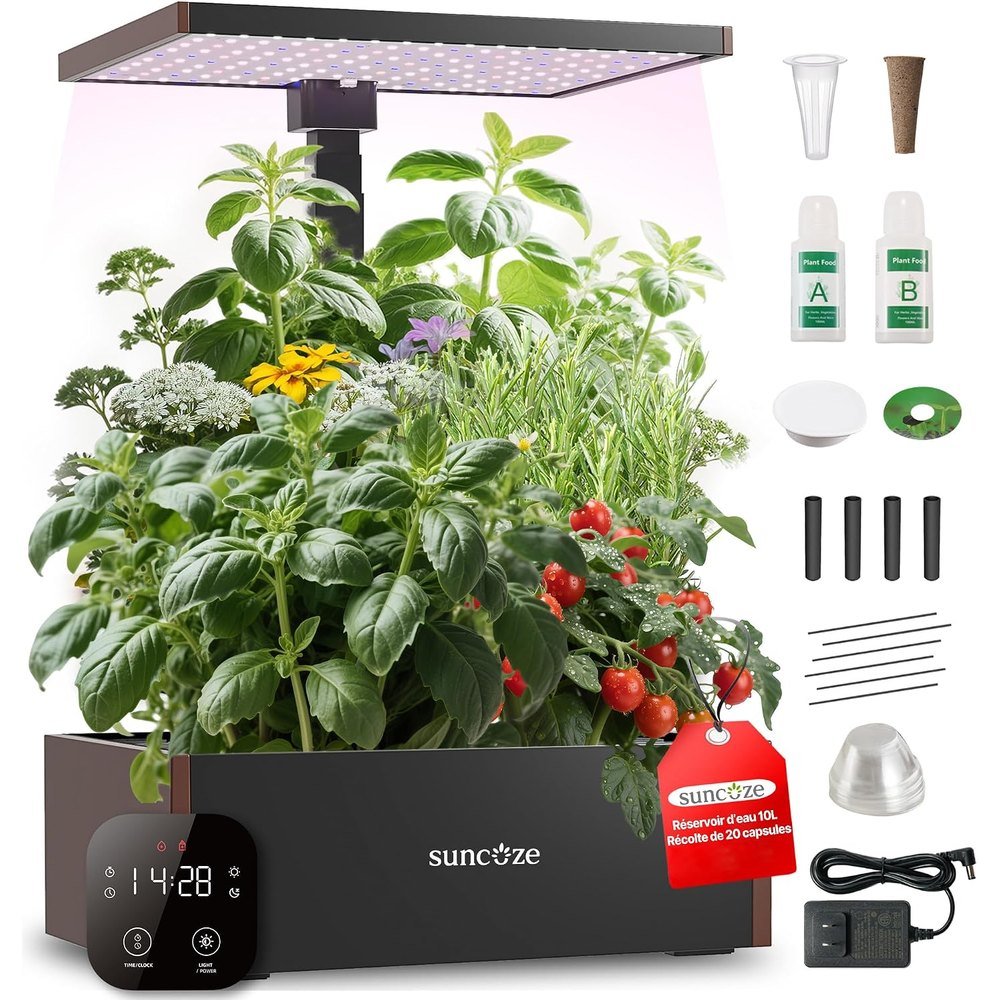 Suncoze, potager hydroponique 20 paniers