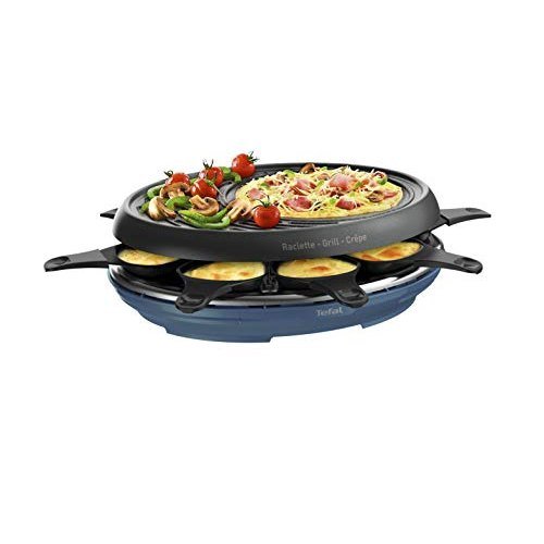 Tefal Colormania, raclette et grill 3 en 1, 8 personnes