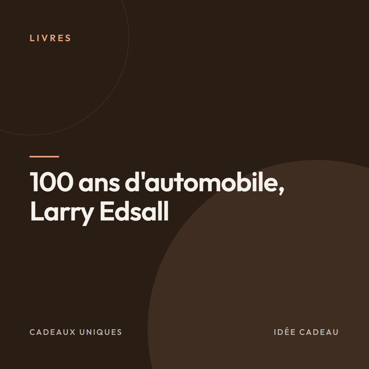 100 ans d&rsquo;automobile, Larry Edsall