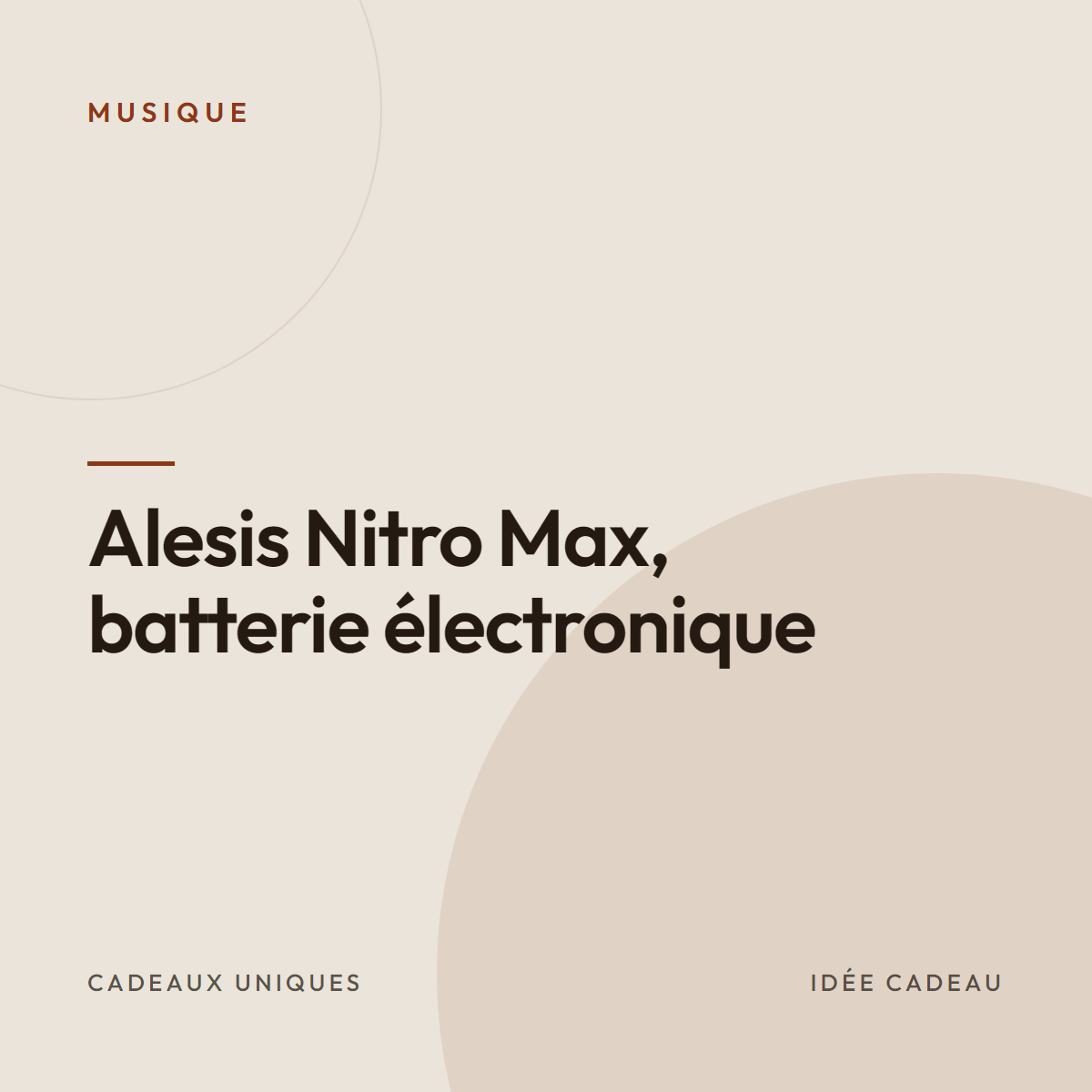 Alesis Nitro Max, batterie électronique