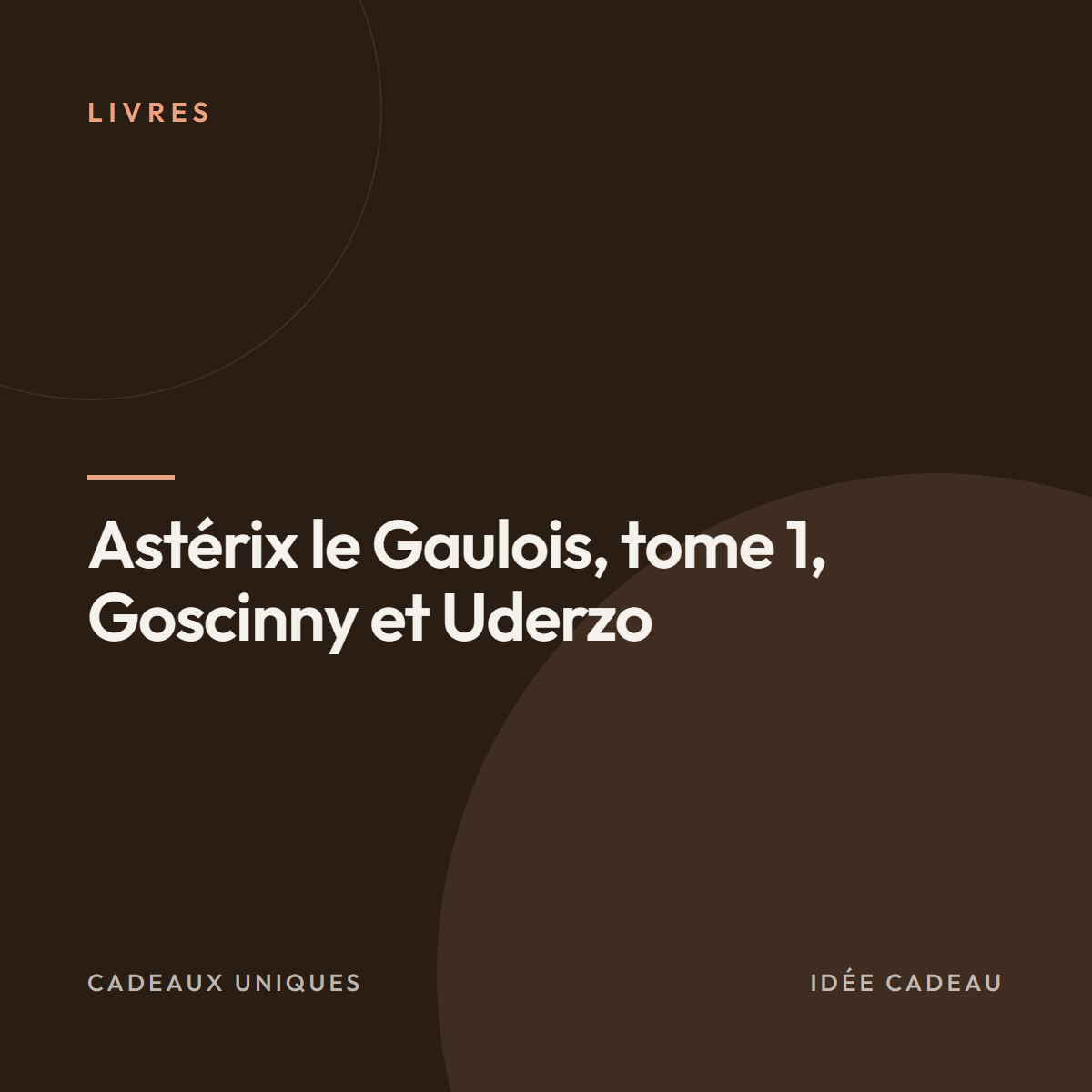 Astérix le Gaulois, tome 1, Goscinny et Uderzo