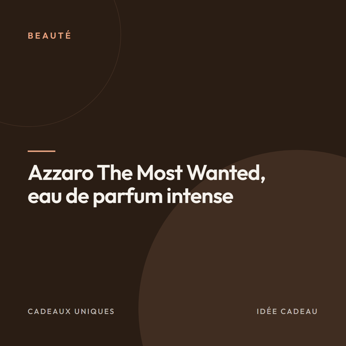 Azzaro The Most Wanted, eau de parfum intense