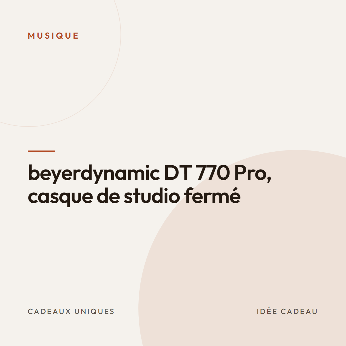 beyerdynamic DT 770 Pro, casque de studio fermé