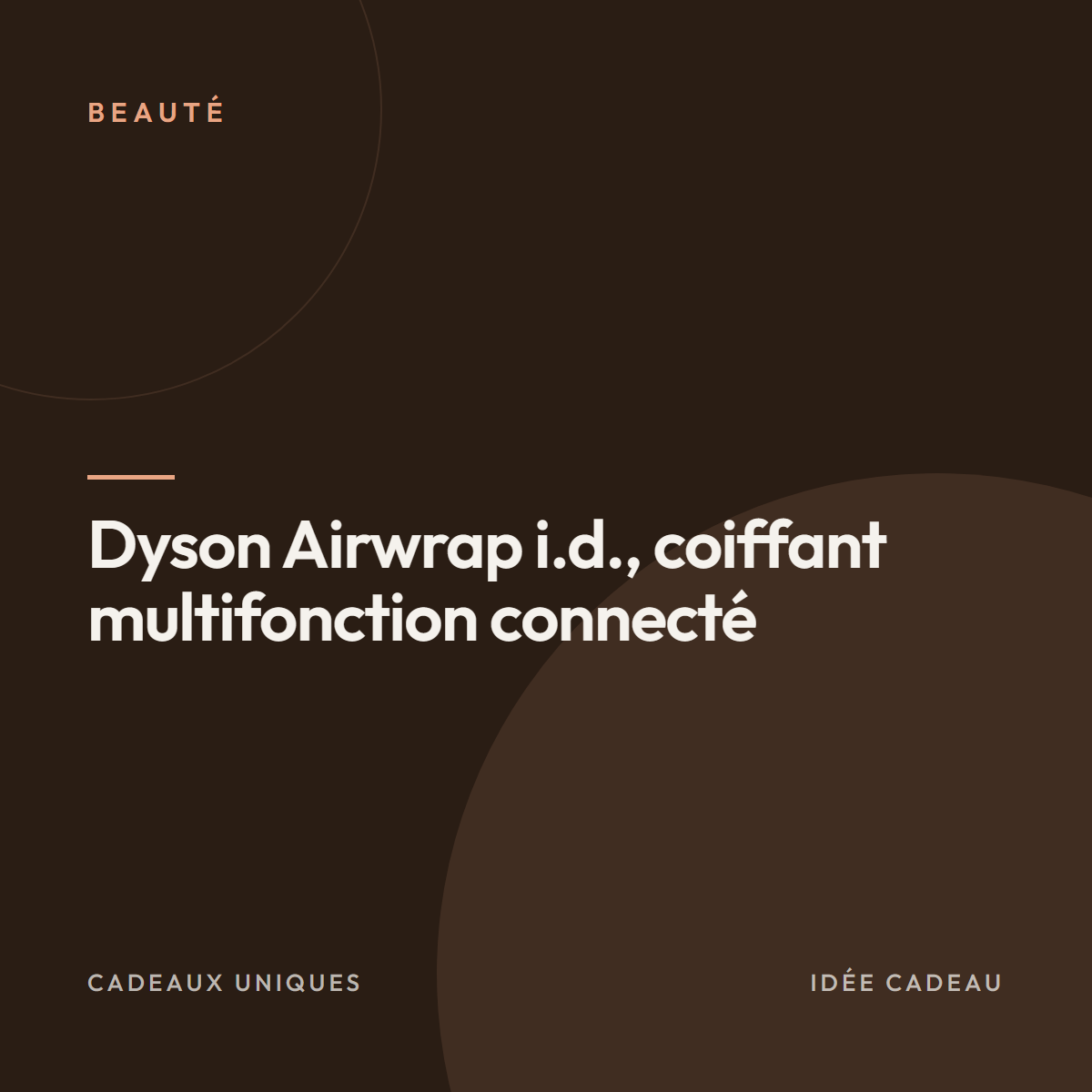 Dyson Airwrap i.d., coiffant multifonction connecté