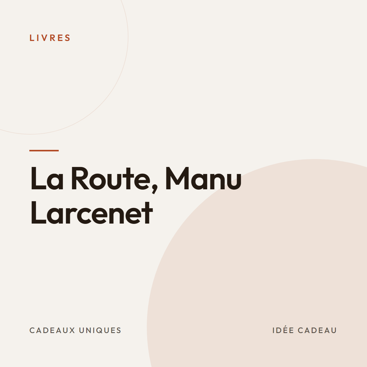 La Route, Manu Larcenet