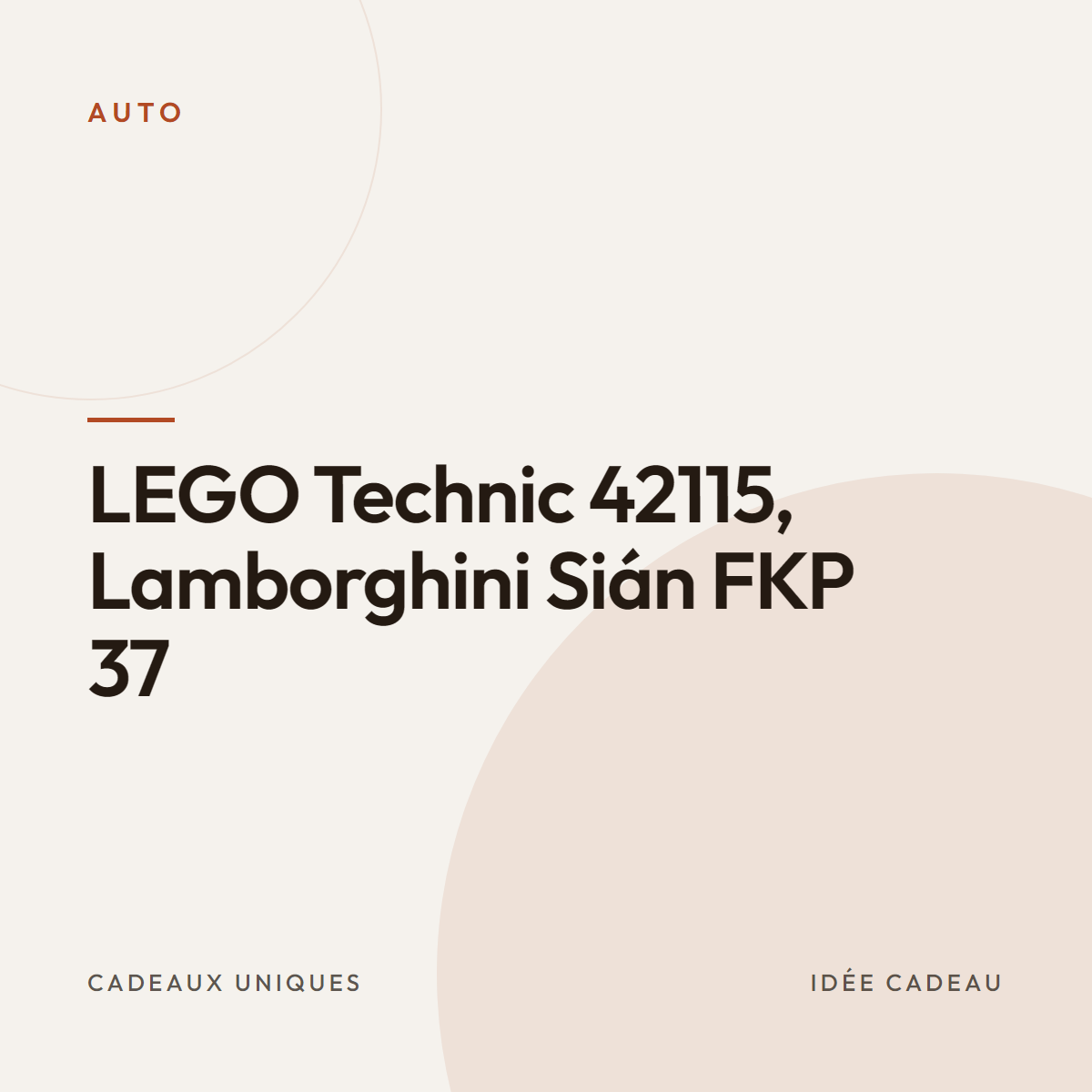 LEGO Technic 42115, Lamborghini Sián FKP 37