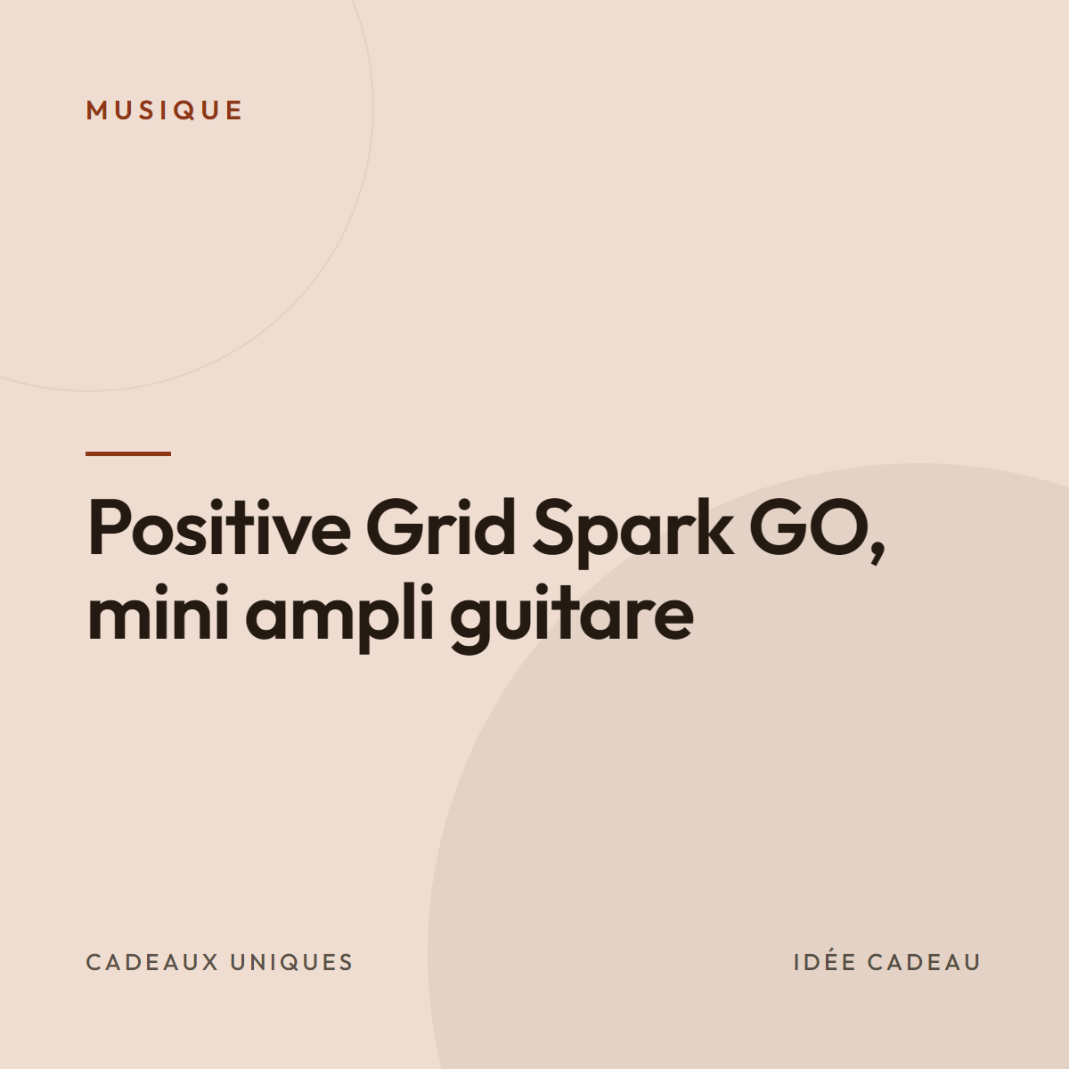 Positive Grid Spark GO, mini ampli guitare