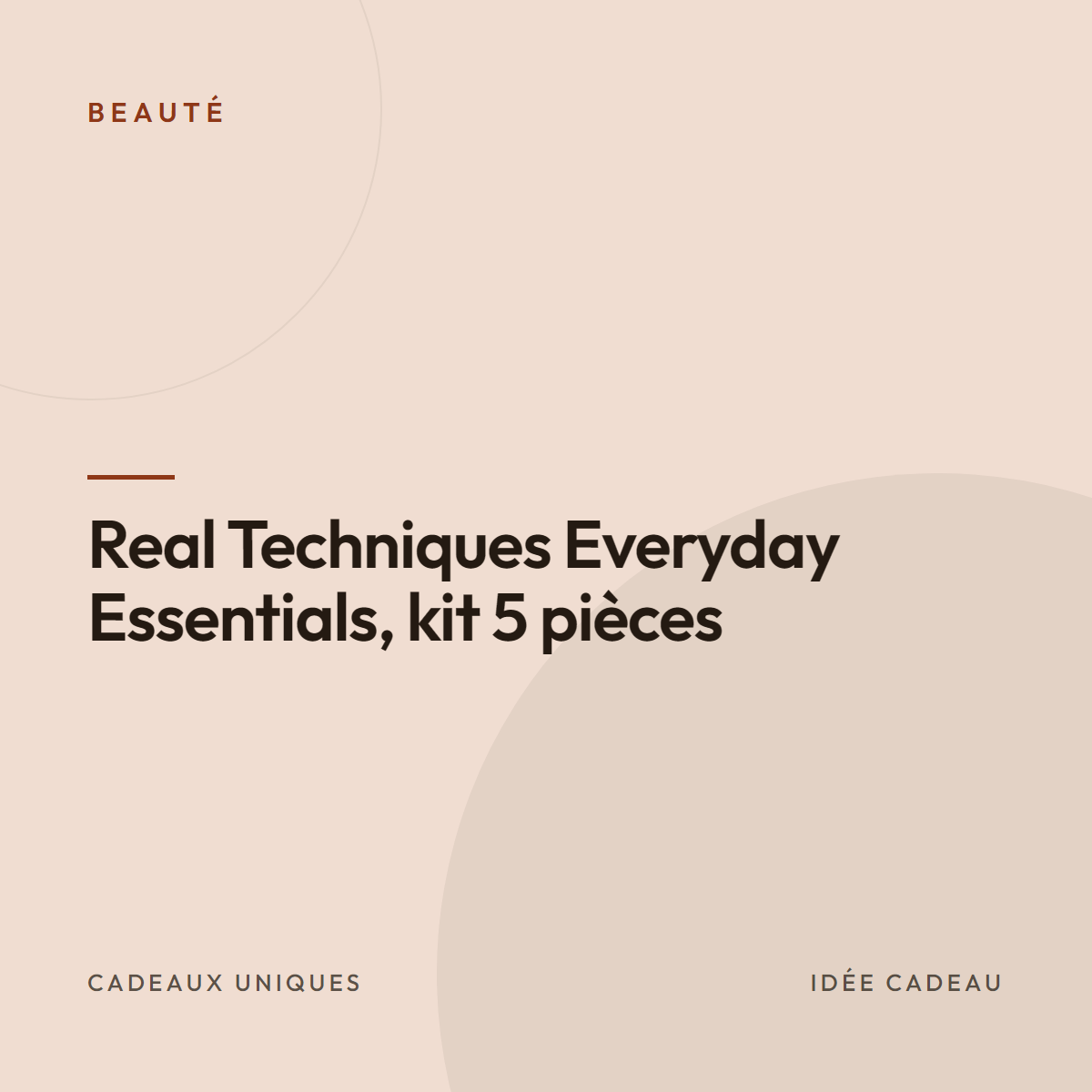 Real Techniques Everyday Essentials, kit 5 pièces