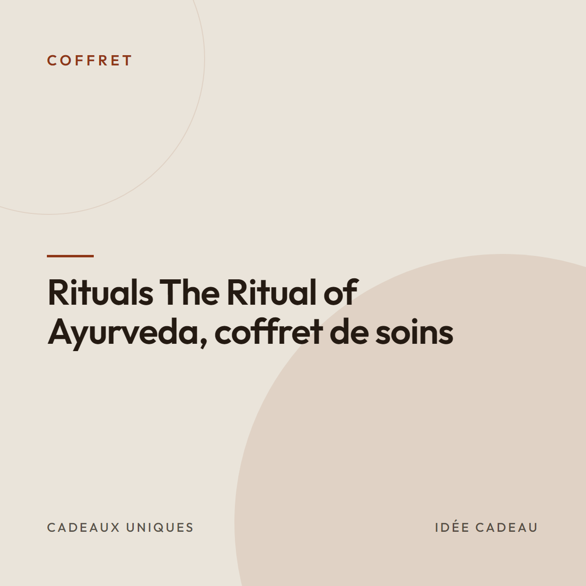 Rituals The Ritual of Ayurveda, coffret de soins