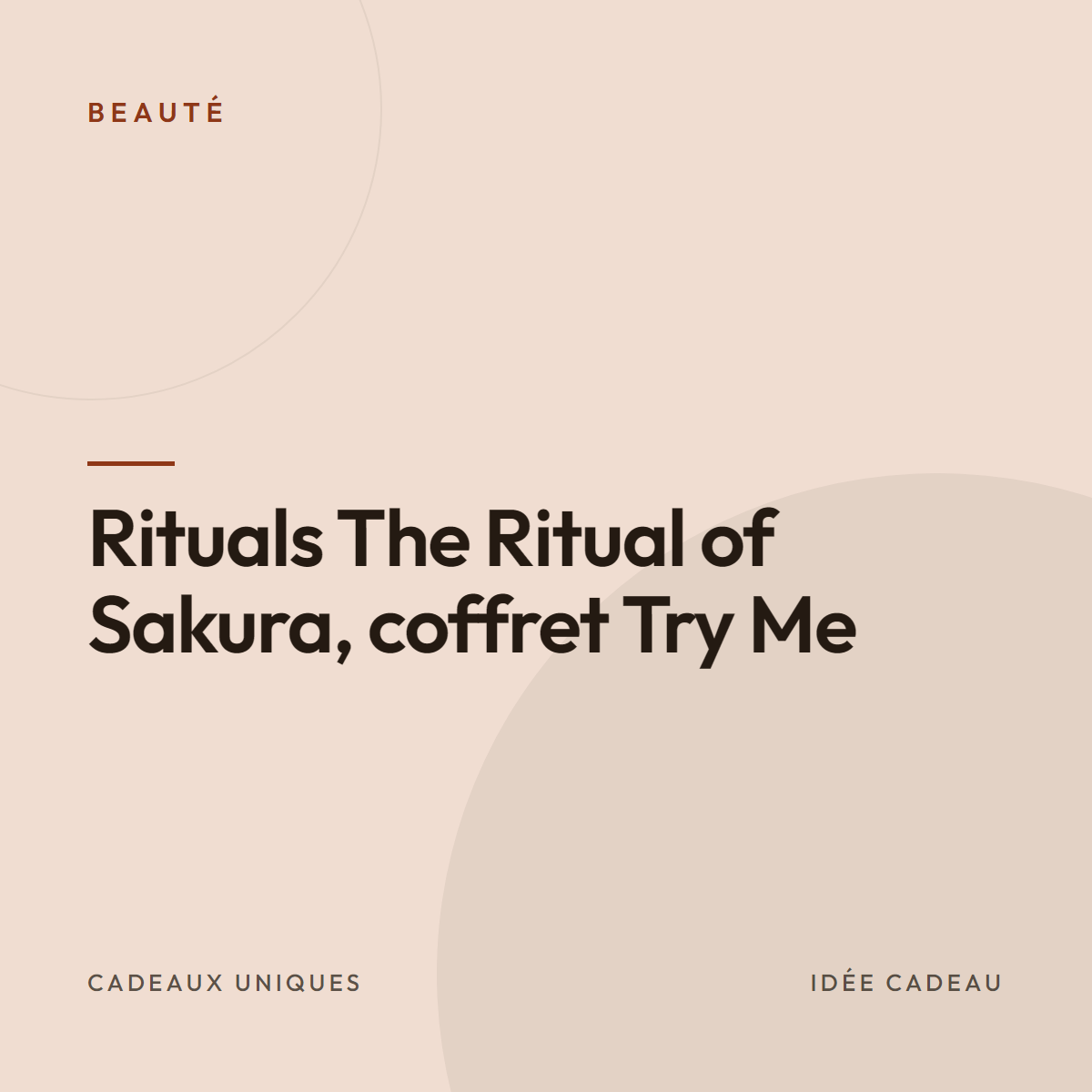 Rituals The Ritual of Sakura, coffret Try Me