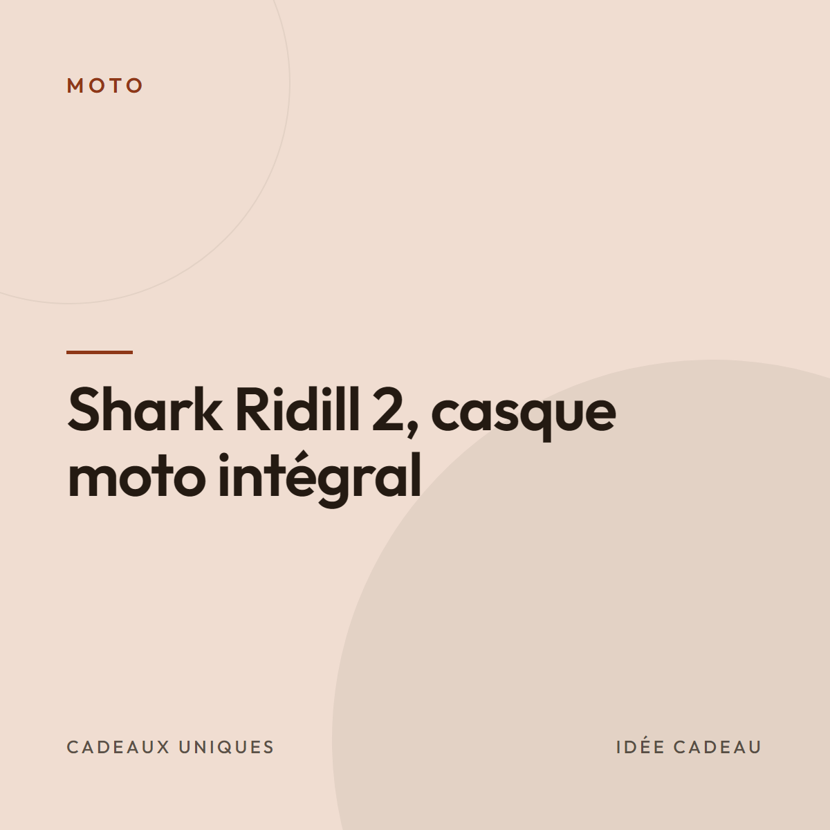 Shark Ridill 2, casque moto intégral