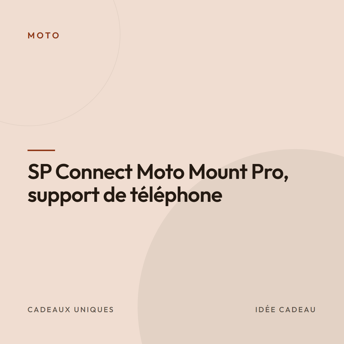 SP Connect Moto Mount Pro, support de téléphone