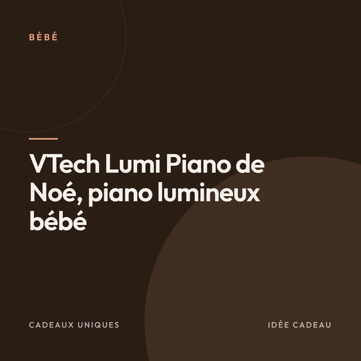 VTech Lumi Piano de Noé, piano lumineux bébé